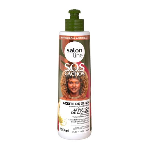 Ativador de Cachos Salon Line Azeite de Oliva  300ml