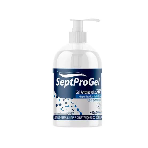 Alcool em Gel 70% SeptPro Gel 440g