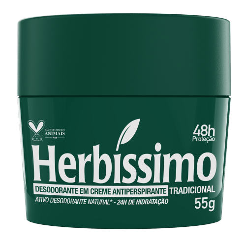 Desodorante Creme Tradicional Herbissimo 55g