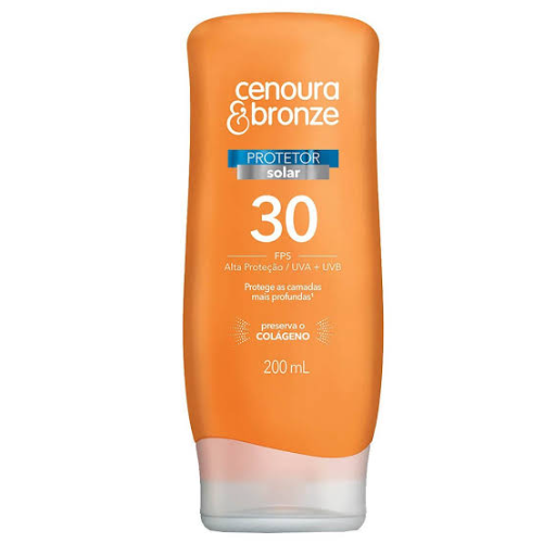 Protetor Solar Cenoura&bronze  F30 200ml