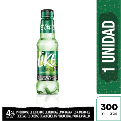 Aperitivo Like Sabor A Vodka Y Limón 300Ml