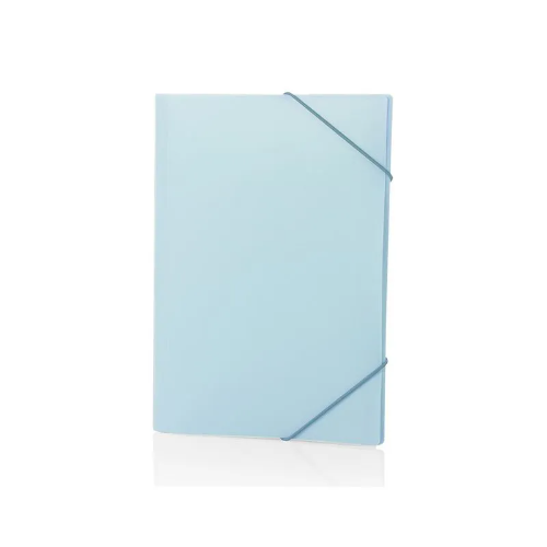 Carpeta Plástica Resorte Azul Pastel  in colors