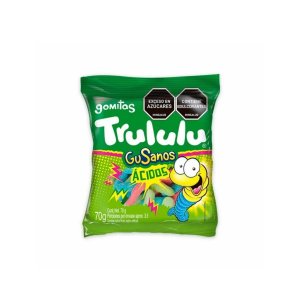 Gomas Trululu Gusanos Acidos x 35 g