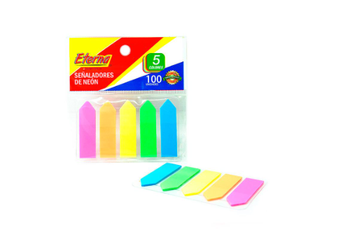 Eterna señaladores neon 5 colores