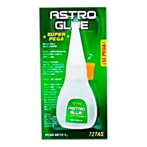 Pegante Instantáneo Super Astro Glue Super Pega x8g