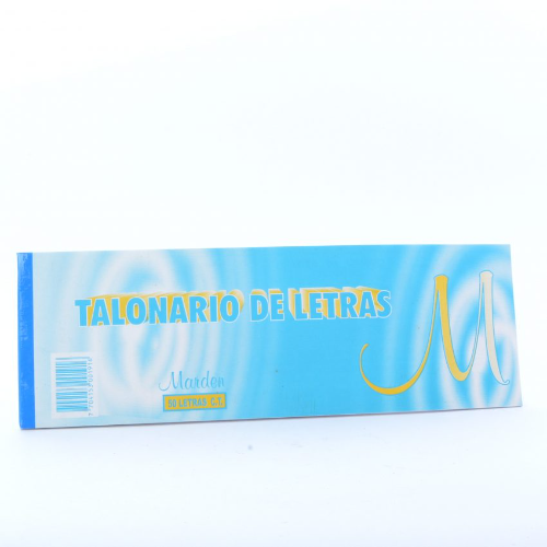 Talonario de letras x100uni