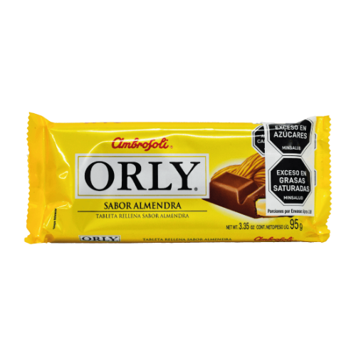 TABLETA ORLY ALMENDRA x 100 G  / adro