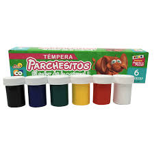 Témpera Parchesitos x 6