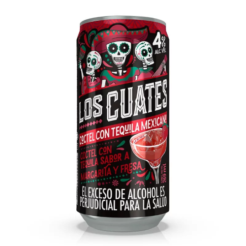 LOS CUATES FRESA ROJO 269ML