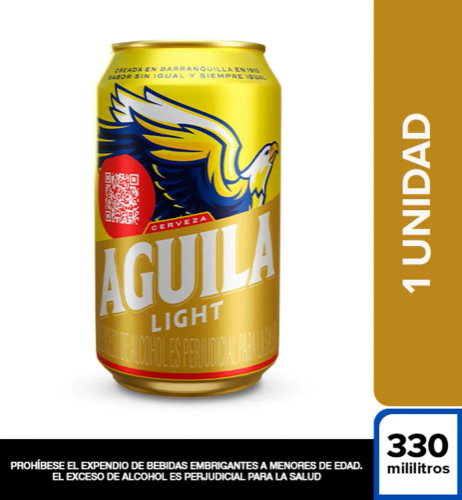 Cerveza AGUILA LIGHT lata (330 ml)