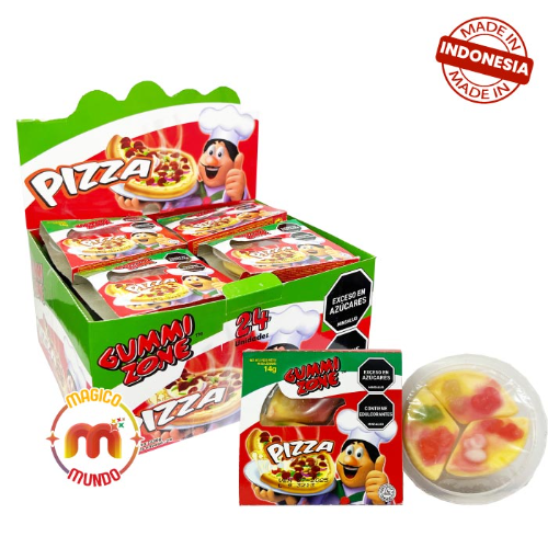 GOMAS PIZZA GUMMI ZONE14G