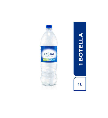AGUA CRISTAL 1L  nueva presentacion
