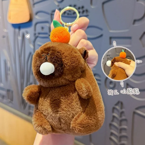 capibara llavero peluche baby luck