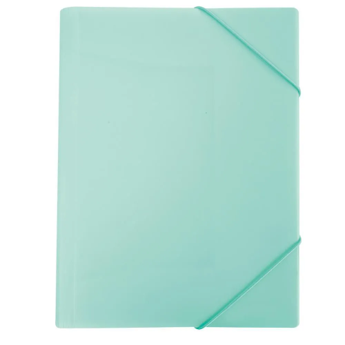 Carpeta Plástica Resorte menta  Pastel in colors