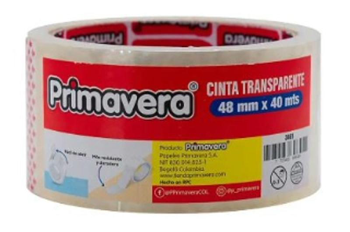 Cinta Transparente Primavera 48 mm. X 40 mts.