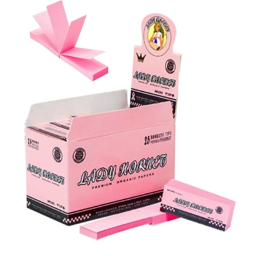 Filtros Tips Lady Hornet Display X 50 Rosado