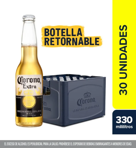 Corona Retornable -330cc X 30