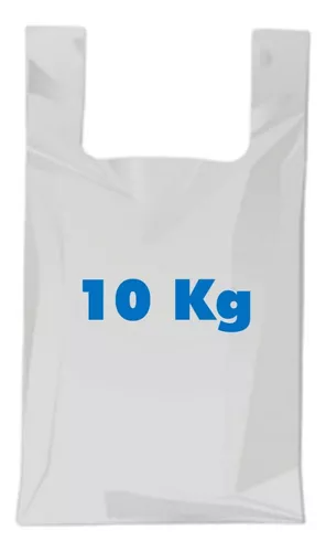 Bolsa Plástica Manija Camiseta 10 Kg