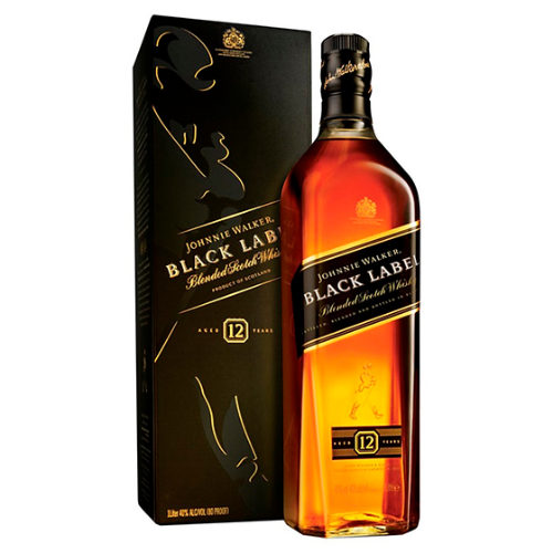 Whisky Johnnie Walker Black Label Botella 700 ML