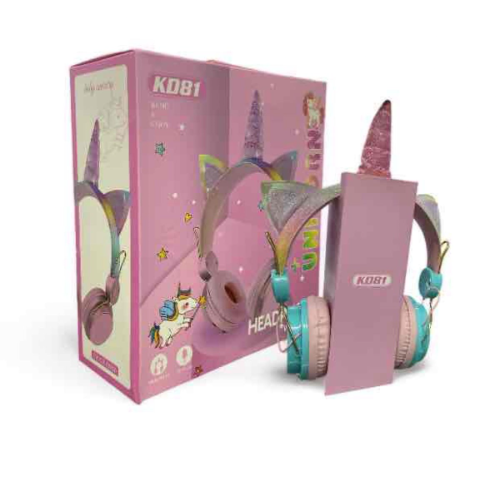 Audífonos de unicornio kd81