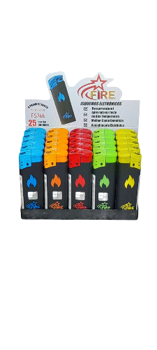 Maçarico fire wind proof FS76E recarregável