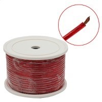 CABLE DE PODER PARA AUDIO 8GA ROJO 45 MTS Din 3.25