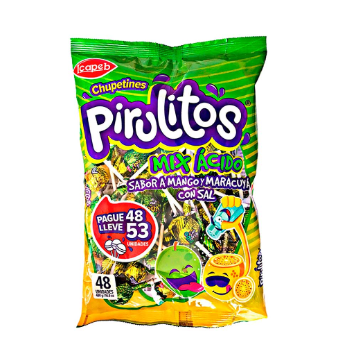 Chupete Pirulito acido