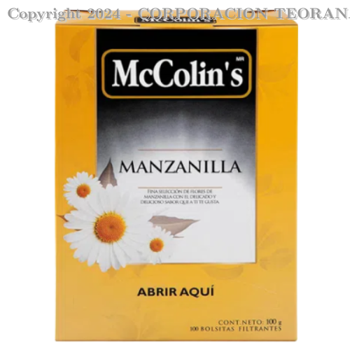 Mc colins manzanilla x 100un