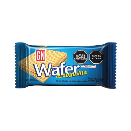 GN Wafer Sabor Vainilla 29 gr