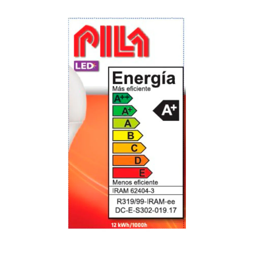 Foco Led Pila E27 Luz Fría 13W