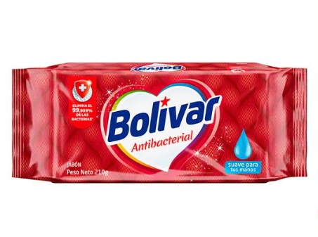 Jabón Bolivar Antibacterial 190gr