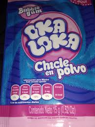 oka loka chicle en polvo