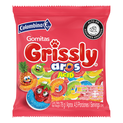 GRISSLY AROS ACIDOS 78G