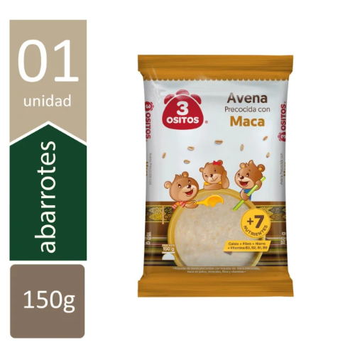 MACA AVENA 3 OSITOS 150 GR