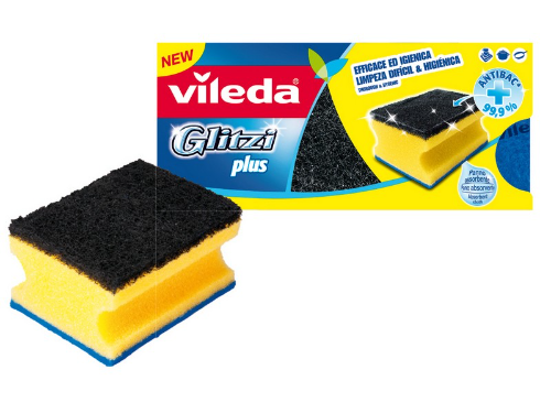 GLITZI PLUS ESPONJA 3 UDS