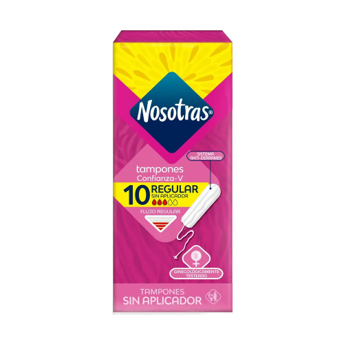 Nosotras Tampones Sin Aplicador