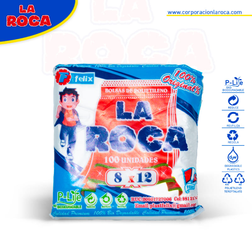 BOLSA LA ROCA 8 X 12