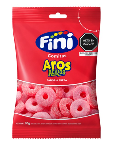 FINI AROS ACIDOS SABOR FRESA x 90 g