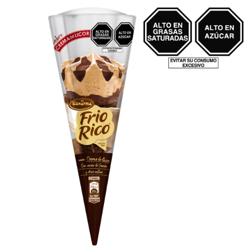 Helado frio rico Crema Licor
