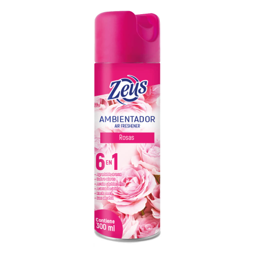 Ambientador zeus rosas  300ml