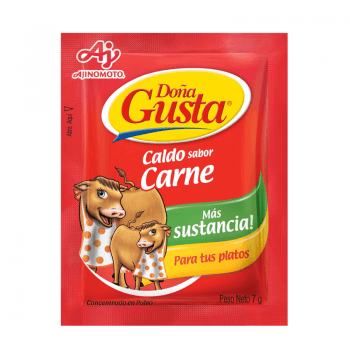 Doña gusta caldo sabor carne 7 gr