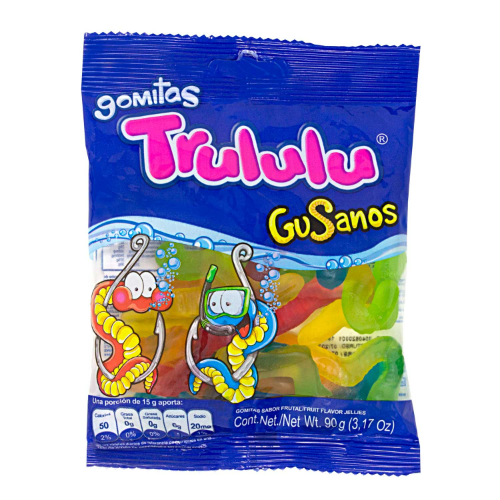 Gomitas Trululu Gusanos 80g