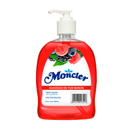 Jabón líquido Frutos Rojos Moncler 360ml