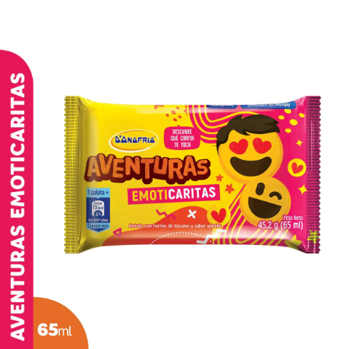 HELADO EMOTICARITA Vainilla Lúcuma