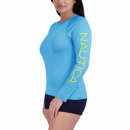 Nautica CAJA NO. 26 Blusa Agua Mujer Aqua talla M