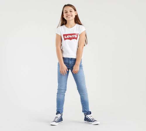 LEVIS 720 HIGH RISE SUPER SKINNY CELESTE NIÑA 16