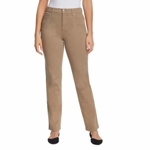 Gloria Valderbilt  Amanda 0007 Pantalón de Lona beigs 10