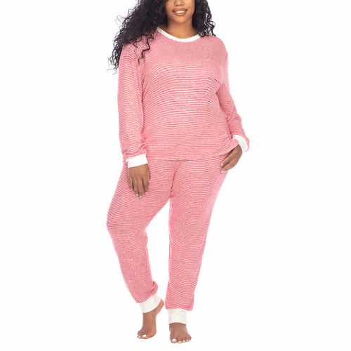 Honeydew Pijama de rayas Color Rojo 2pzs M