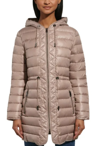 KENNETH COLE T/L CHUMPA LARGA PARA DAMA COLOR BEIGE