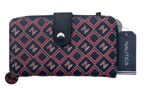 NAUTICA BILLETERA ROJO CON AZUL